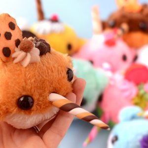 peluche narval kawaii