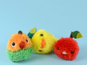 Peluche pollofrutas