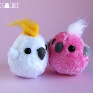 peluche cacatua