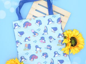 kawaii pingu totebag