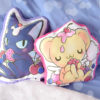 Cojín decorativo Kero & Spinnel de Cardcaptor Sakura (hechos a mano)