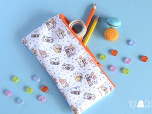 estuche hamtaro hamster kawaii