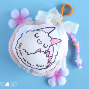 llavero charm peluche monstruo kawaii mobbo
