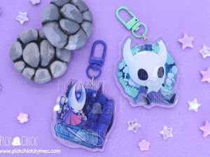 Hornet hollow knight acrylic keychain fanart
