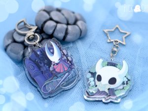 acrylic keychain hollow knight hornet