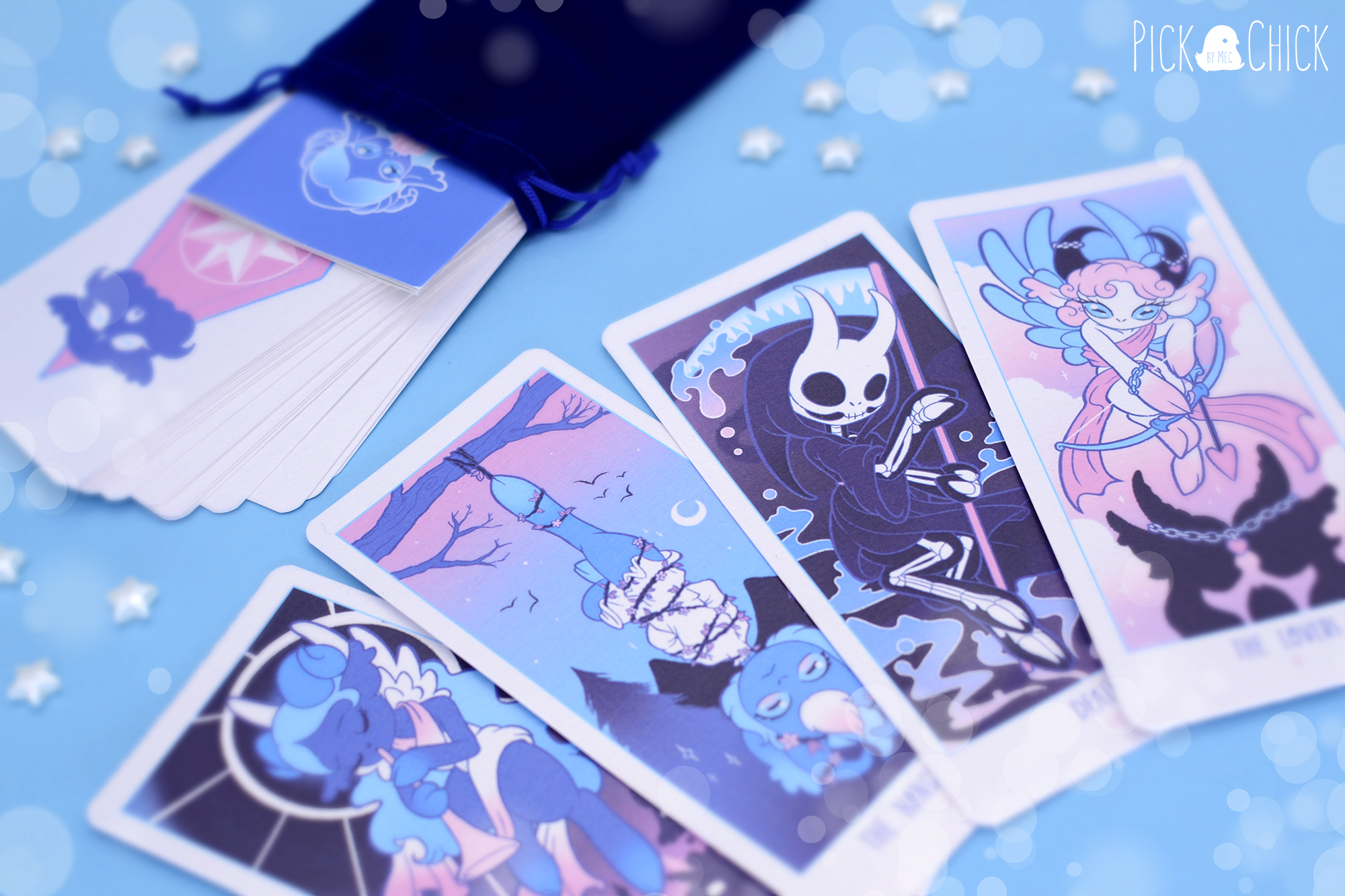 Baraja tarot arte cabra kawaii