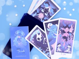 Baraja tarot arte cabra kawaii