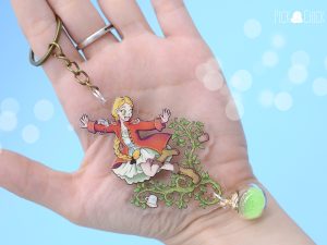 llavero trenza mar esmeralda