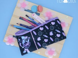 estuche pastel goth kawaii