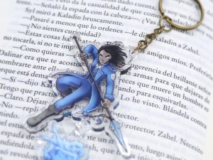 Llavero acrílico Kaladin y Syl, de El Archivo de las Tormentas (Cosmere)