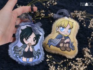 Llavero de tela Cosmere, Nacidos de la Bruma (varios modelos disponibles, hecho a mano)