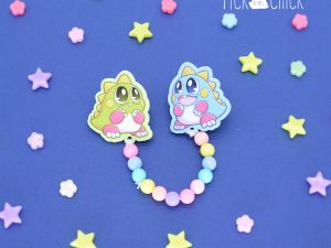 Pins Puzzle Bobble: Conjunto de dos pins acrílicos