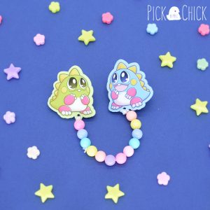 Pins Puzzle Bobble: Conjunto de dos pins acrílicos